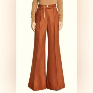 SOLD • Zimmermann Tempo Trousers in Toffee Brown